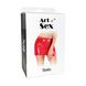 Картинка Сексуальная виниловая юбка Art of Sex - Stella, размер XS-M, цвет красный интим магазин Эйфория