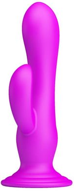 Вибратор кролик на присоске Pretty Love Alvin, BI-014188-1, Фиолетовый