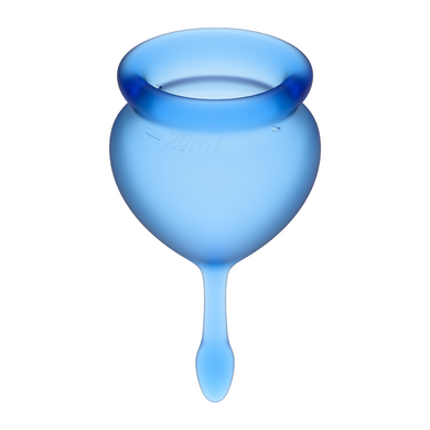 Менструальная чаша, набор Feel Good цвет: синий Satisfyer (Германия)