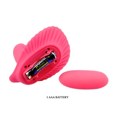 Стимулятор клітора PRETTY LOVE - FANCY CLAMSHELL APP, BI-014369HP, Рожевий