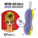 Картинка Вагинальные шарики с массажем и вибрацией FeelzToys Motion Love Balls Jivy с пультом ДУ, 7 режимов интим магазин Эйфория