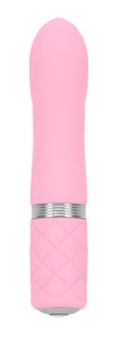 Роскошный вибратор PILLOW TALK - Flirty Pink с кристаллом Сваровски, Розовый