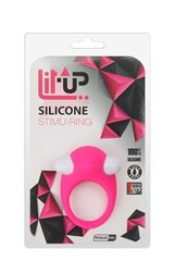 Ерекційне віброкільце LIT-UP SILICONE STIMU RING 6 PINK, Рожевий