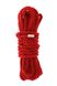 Картинка фото Мотузка для бондажа BLAZE DELUXE BONDAGE ROPE 5M RED інтим магазин Ейфорія
