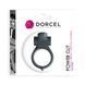 Картинка фото Ерекційне кільце Dorcel Power Clit Black V2 з вібрацією та язичком з щіточкою інтим магазин Ейфорія
