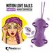 Картинка фото Вагінальні кульки з масажем і вібрацією FeelzToys Motion Love Balls Twisty з пультом дистанційного к інтим магазин Ейфорія