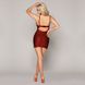 Картинка фото Еротична бордова сукня, One Size Red інтим магазин Ейфорія