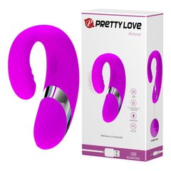 Универсальный вибратор Pretty Love "AMOUR" BI-014108-2, Фиолетовый
