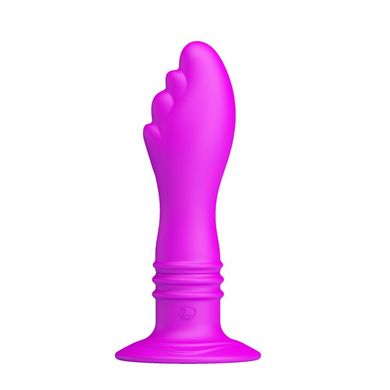 Вібратор на присосці "PRETTY LOVE Fist" на присосці BI-014202, Фиолетовый