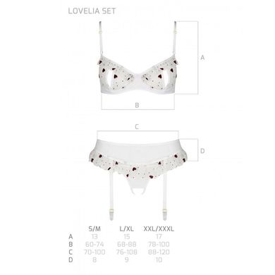 LOVELIA SET white L/XL - Passion